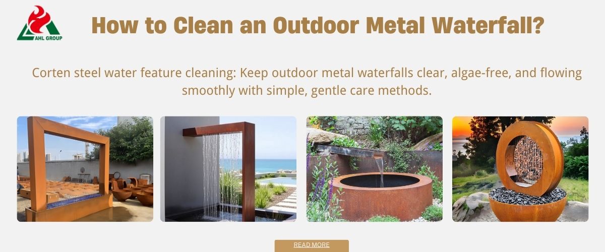 rain curtain water features